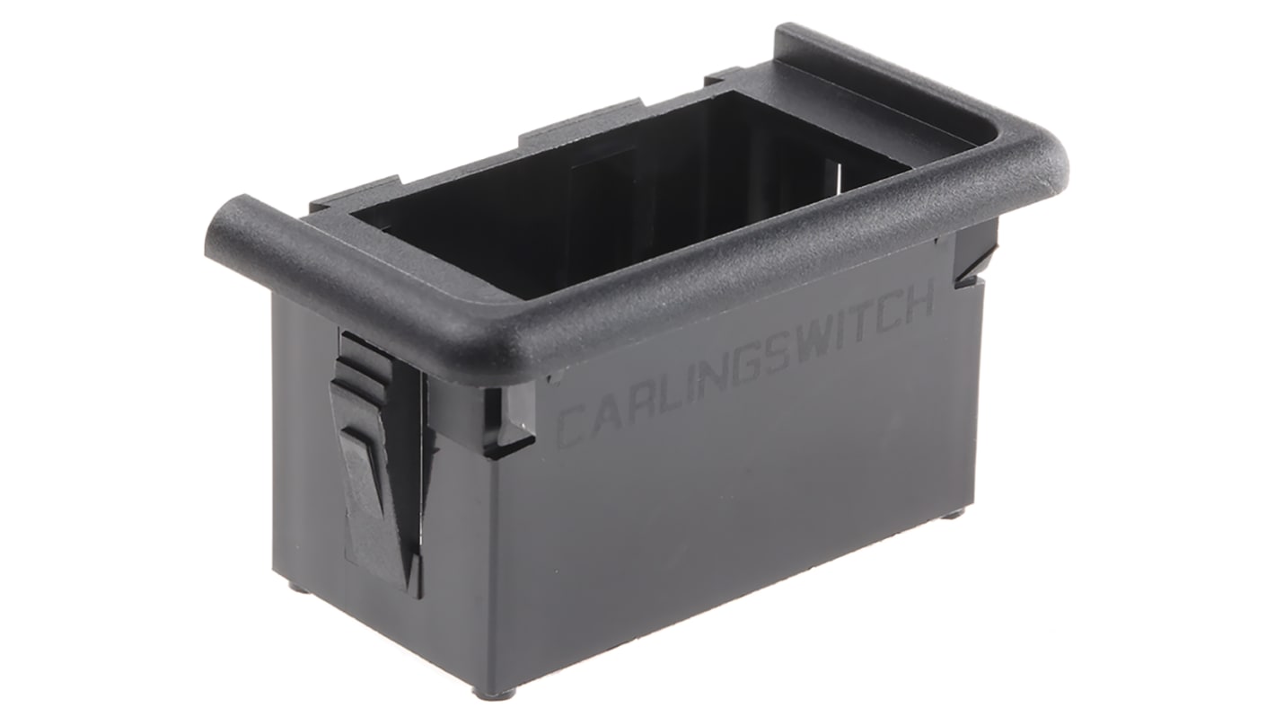 Carlingswitch 翘板开关安装座, V系列, 端颊, 使用于V系列翘板开关, 1线路