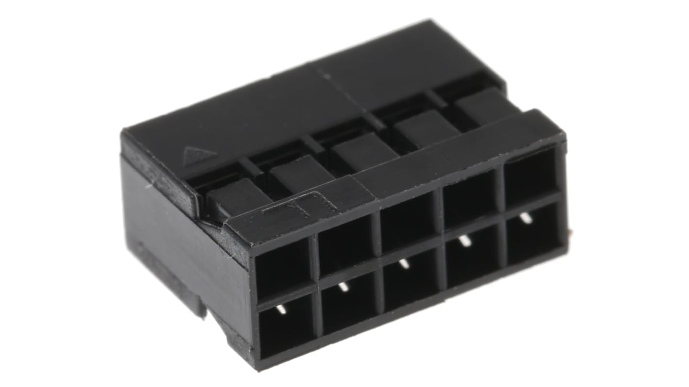 Boitier de connecteur Femelle, 10 contacts sur 2 rangs, pas 2mm, Droit, série M22-30