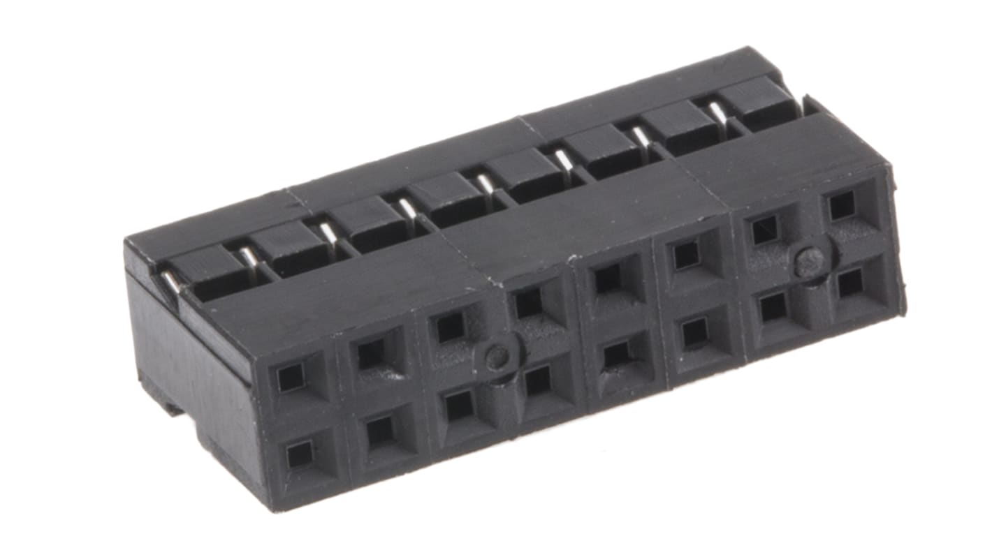 HARWIN, M22-30 Female Connector Housing, 2mm Pitch, 16 Way, 2 Row