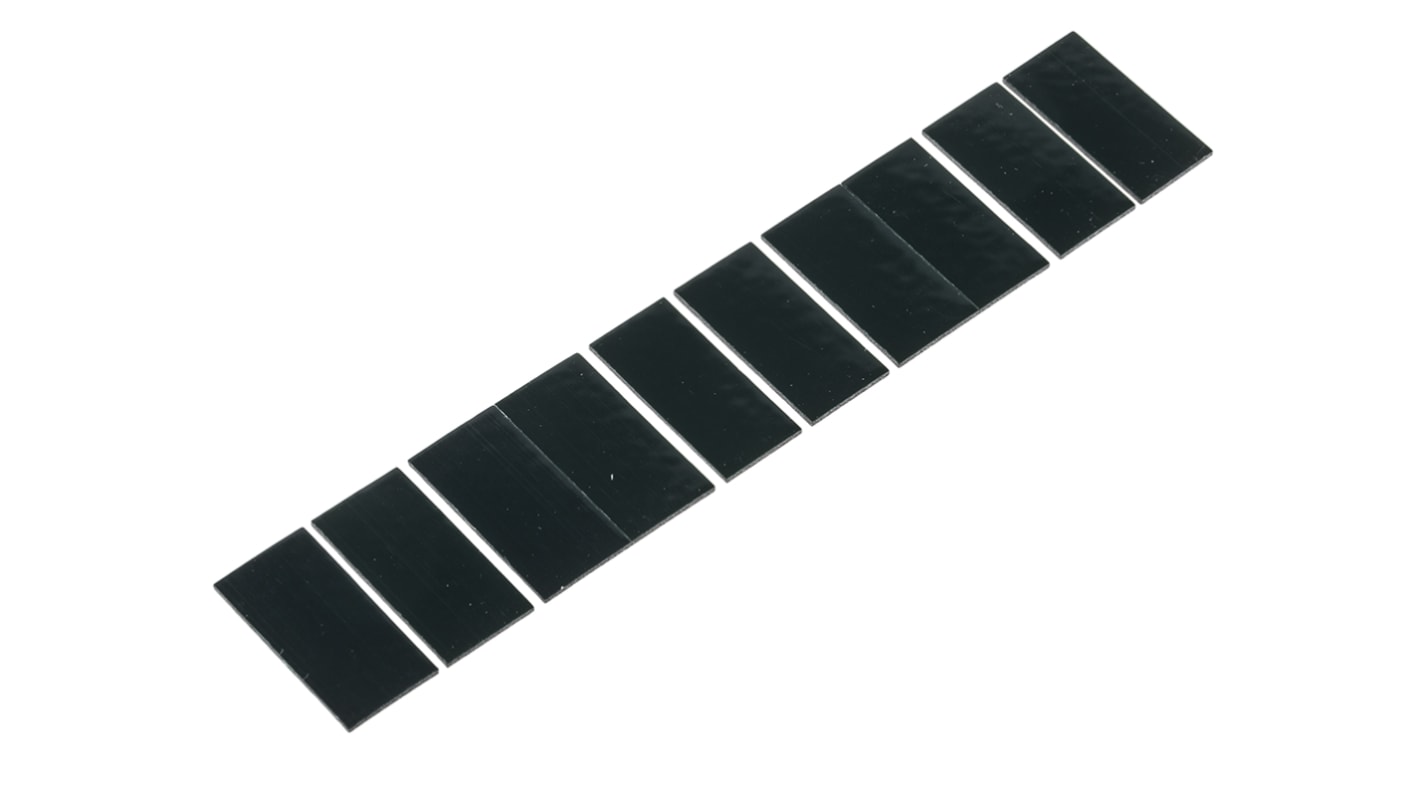 RS PRO Green Double Sided Foam Pads, 12mm x 25mm, 0.8mm Thick