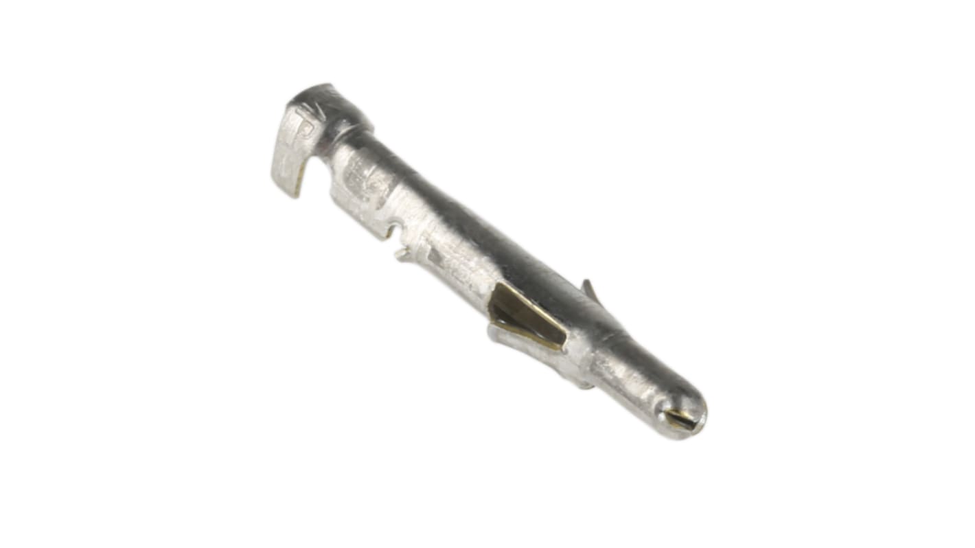 TE Connectivity Universal MATE-N-LOK Series Male Crimp Terminal, 24AWG Min, 18AWG Max