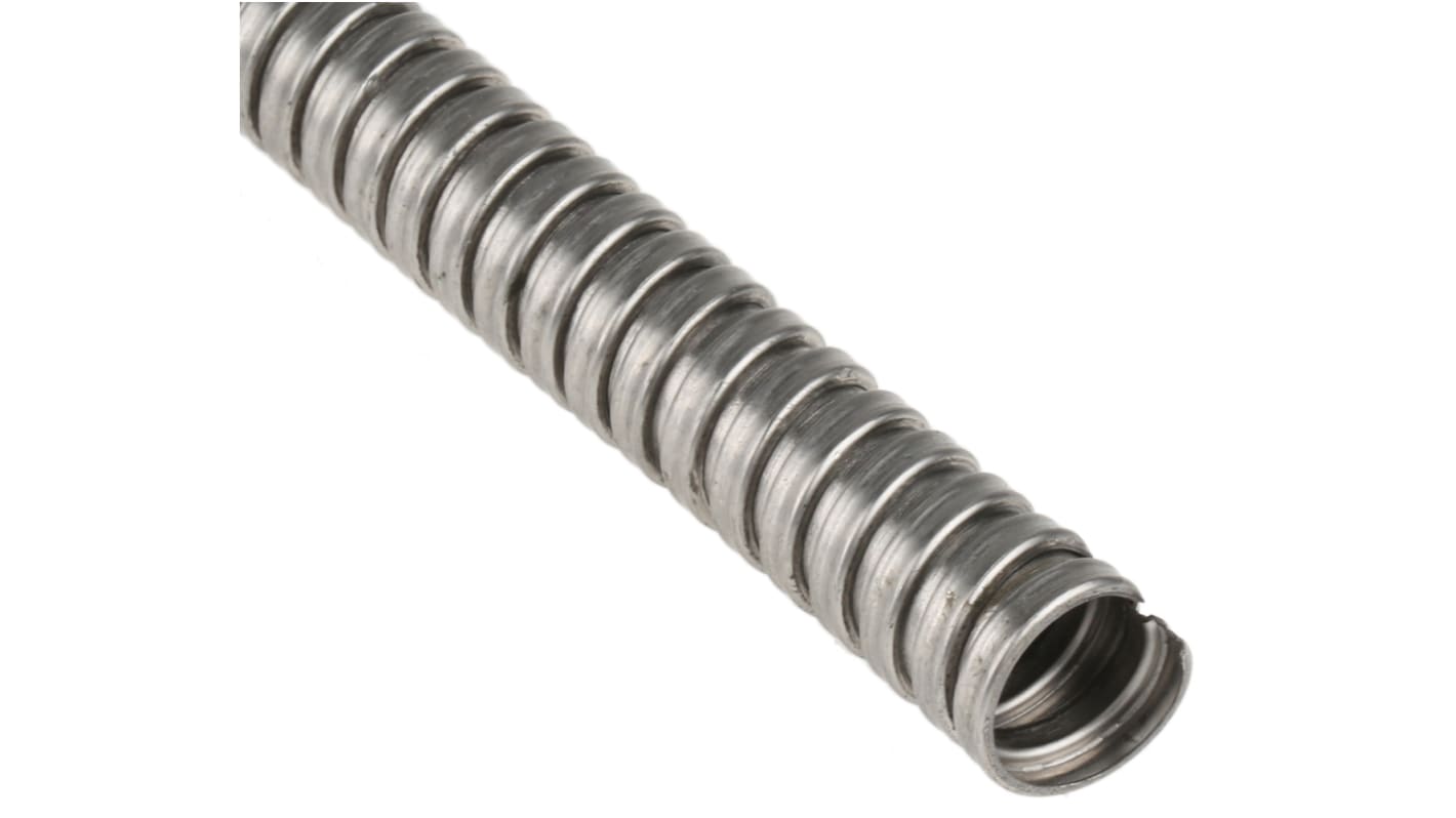 Kopex KSU Leerrohr Edelstahl, Ø 12mm nom. flexibel, A ø 12.8mm I ø 10mm x 5m IP40