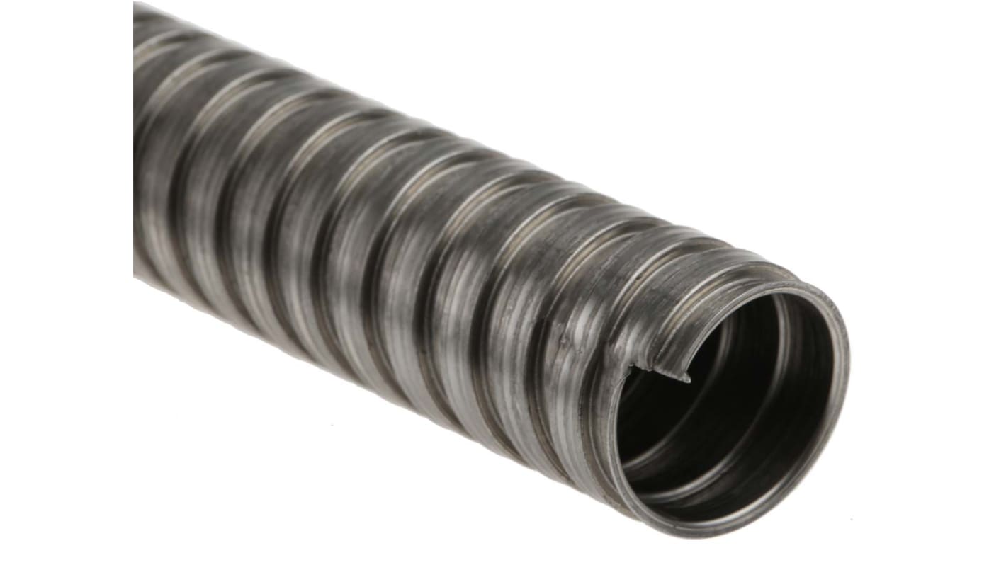 Kopex 不锈钢挠性电缆管, Φ25mm标称, 24.7mm外径, 21.1mm内径, 5m长, IP40, 金属, KSU系列