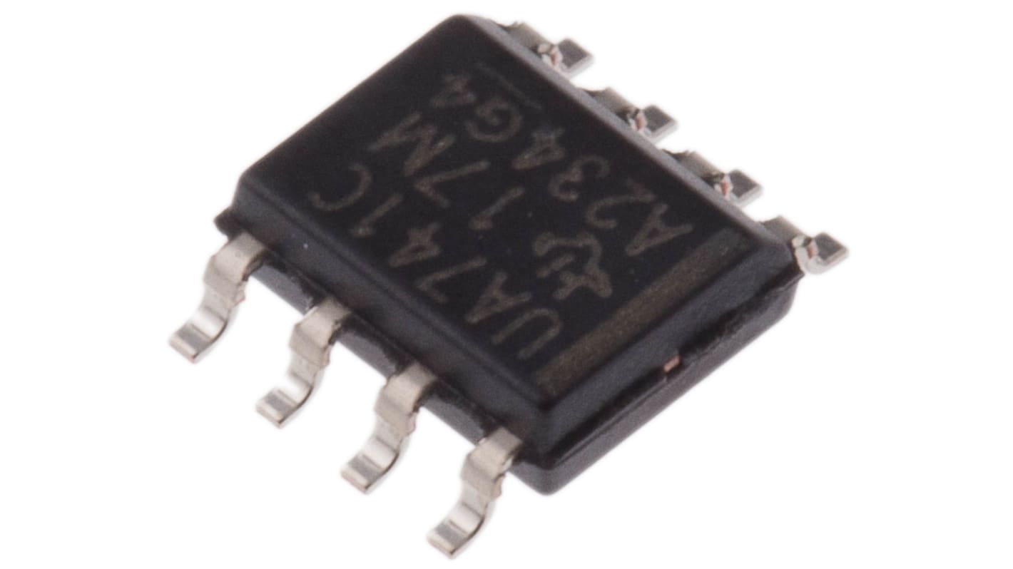 UA741CD Texas Instruments, Op Amp, 1MHz, 8-Pin SOIC