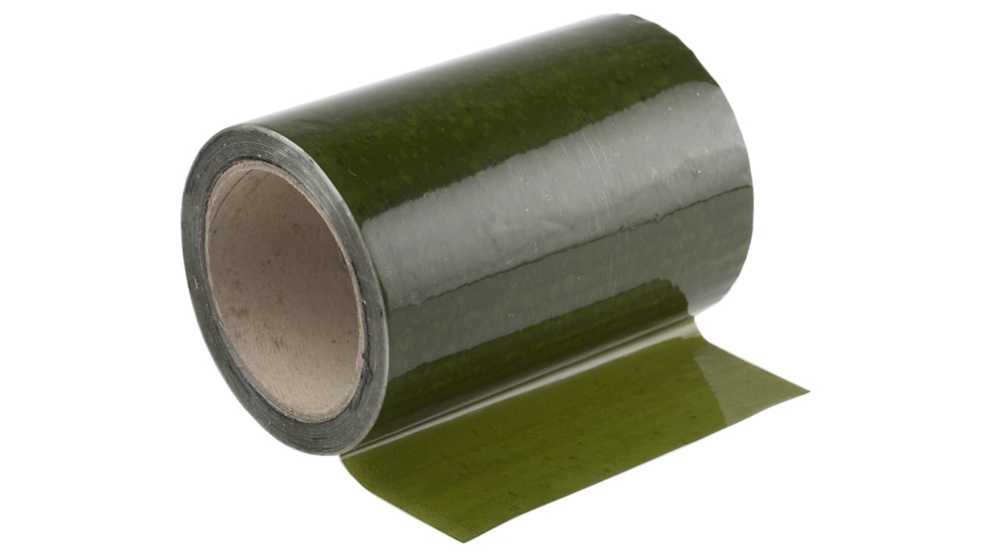 RS PRO Green PP, Vinyl Pipe Marking Tape, Dim. W 150mm x L 33m