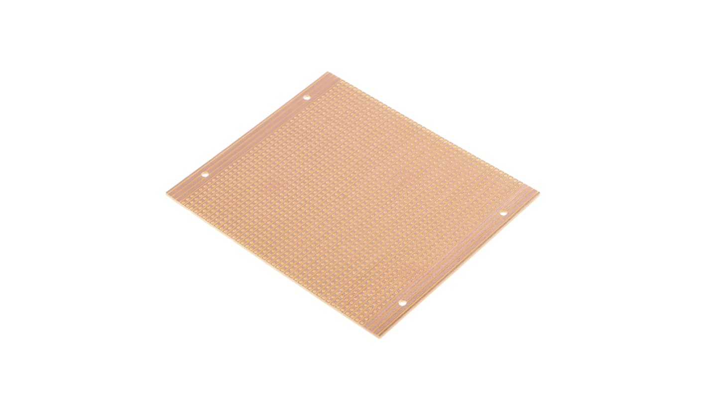 Vero Technologies 条板, 单面, 2.54 x 2.54mm孔间距, 尺寸121.92 x 101.6mm