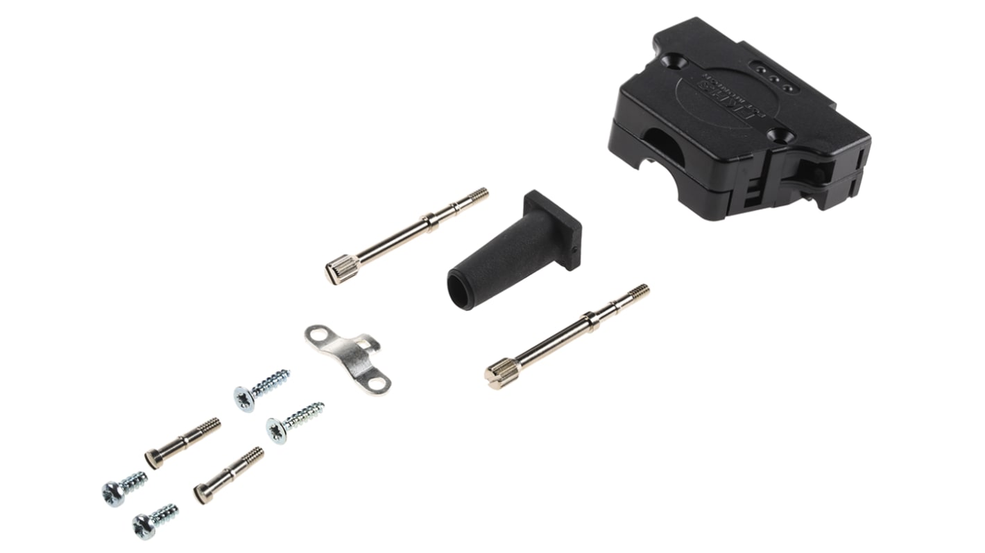 FCT from Molex FKH Series ABS D Sub Backshell, 25 Way