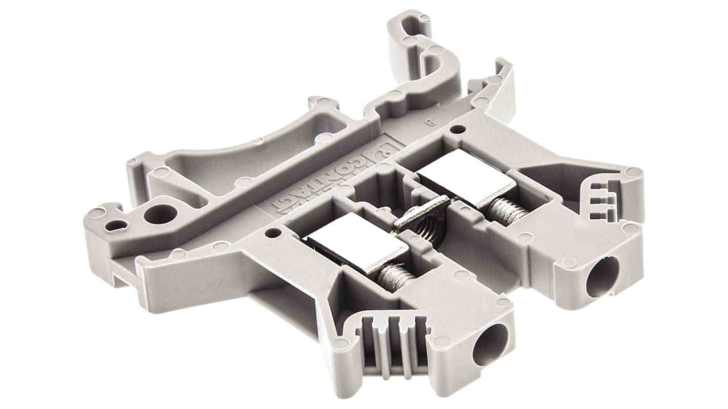 Phoenix Contact 3003347 UK 2.5 N Series Grey, 0.2 → 2.5mm², Single-Level, Screw Termination, ATEX