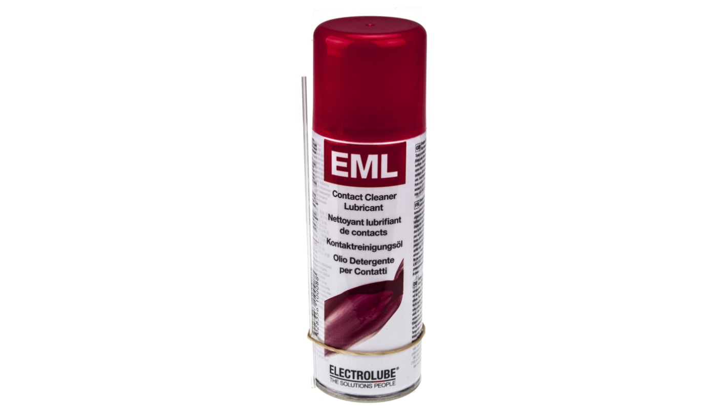 Electrolube EML Contact Cleaner Lubricant 200 ml Aerosol