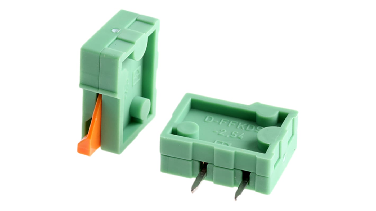 Phoenix Contact PCB端子排, 5.08mm间距, 6A, 320 V, THT安装, 焊接端接, FFKDSA1/H-5.08系列