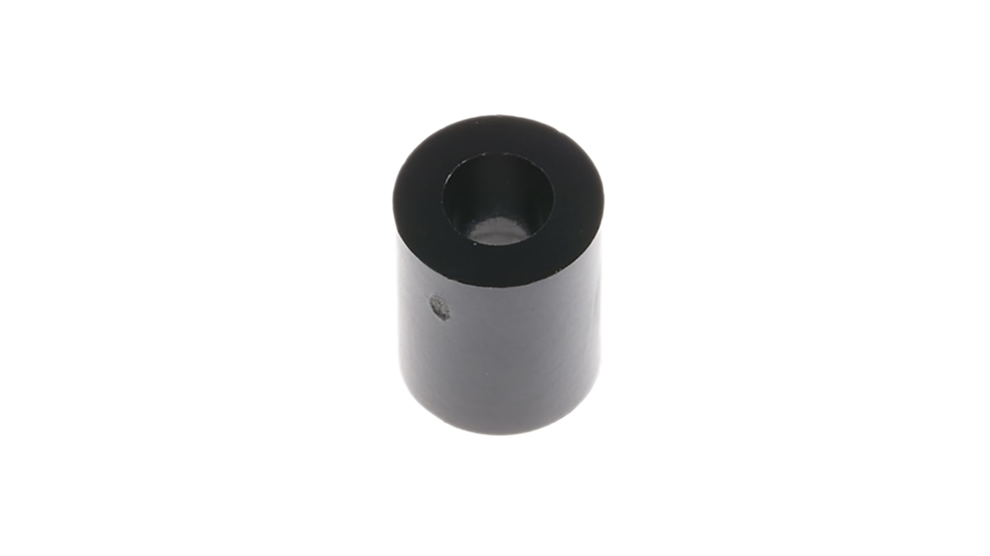 097.09.10, 10mm High Polyamide Round Spacer with 8mm diameter and 4.2mm Bore Diameter