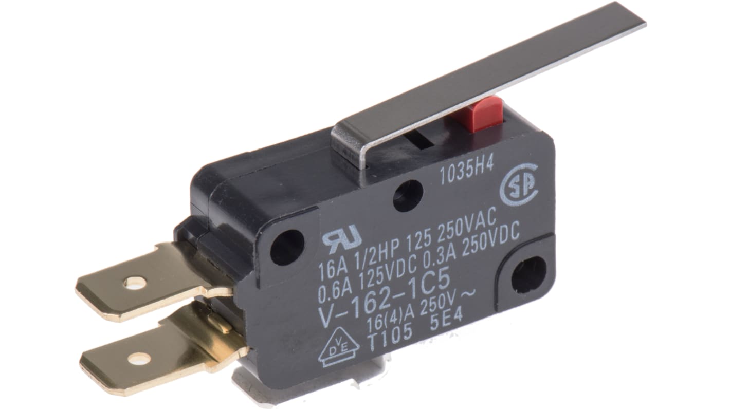 Łącznik Micro z długą dźwignią Omron SPDT IP40