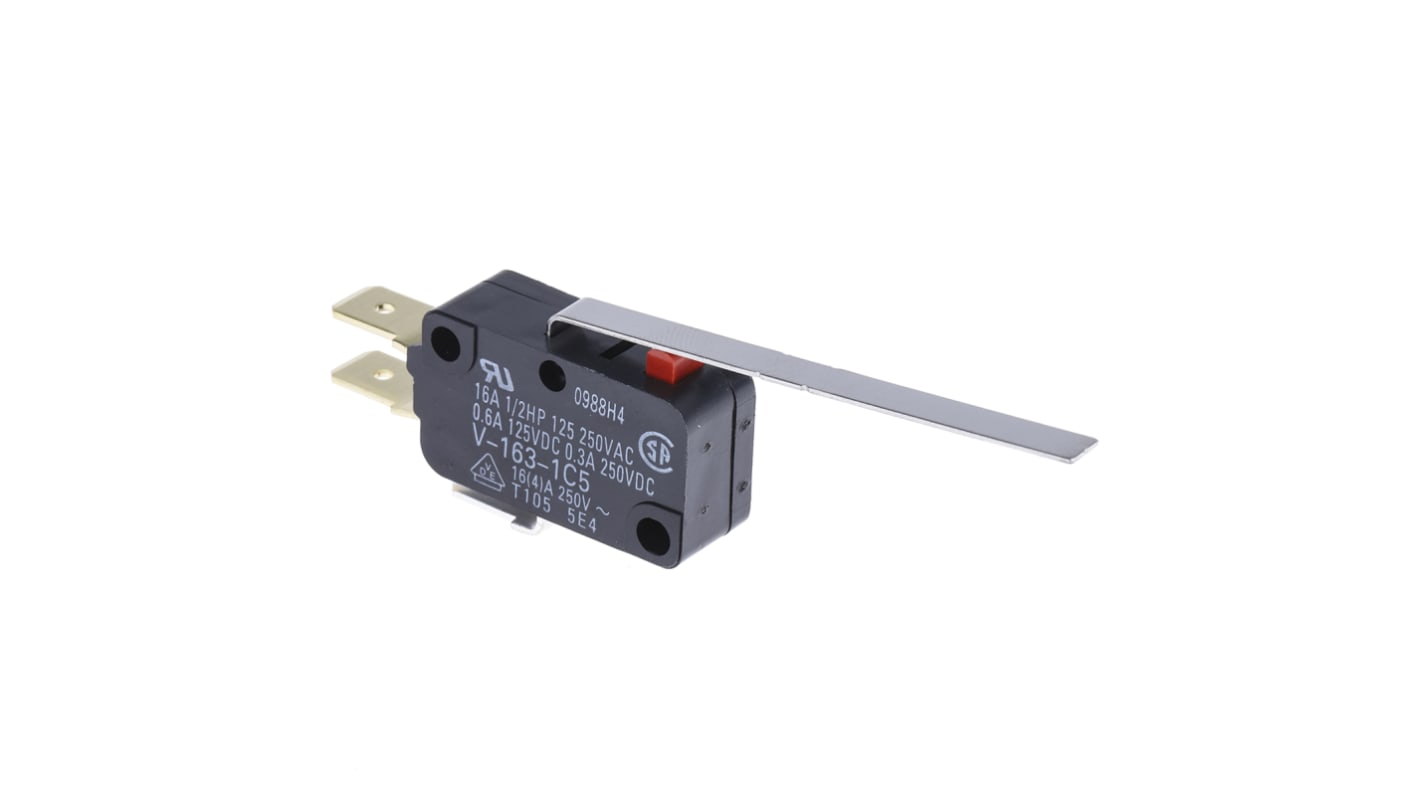Łącznik Micro z długą dźwignią Omron SPDT IP40