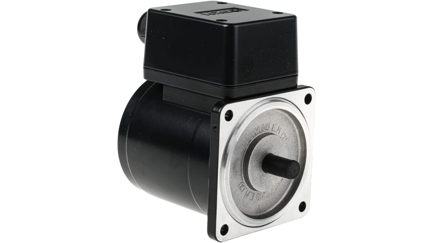 Motor AC de inducción, trifásico, reversible, DKM, 4 polos, 220 V, 25 W, 1.300 (50 Hz) rpm, 1.600 (60 Hz) rpm, 0,2 Nm