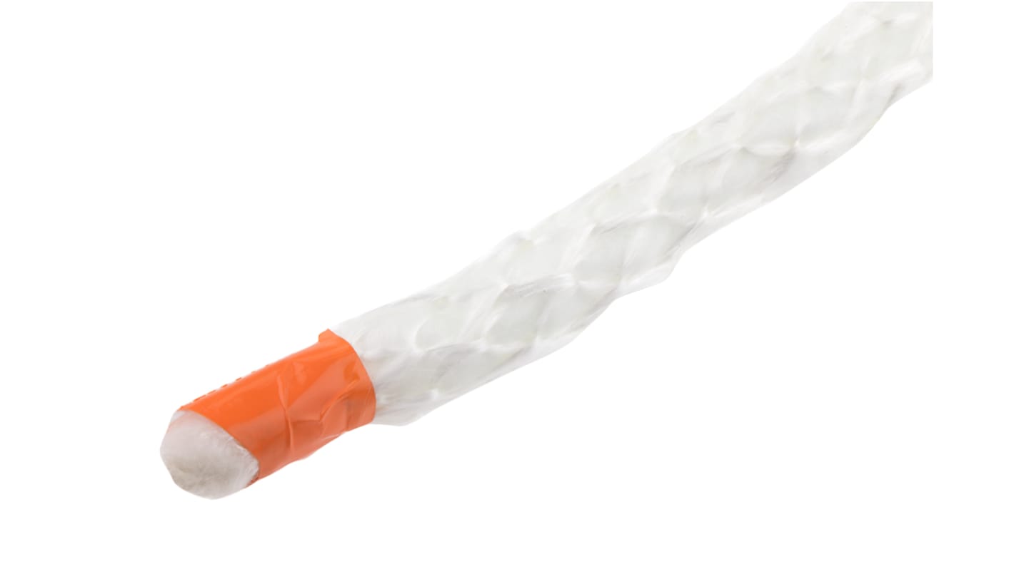 RS PRO Flame Retardant Glass Fibre Rope, 30m x 15mm