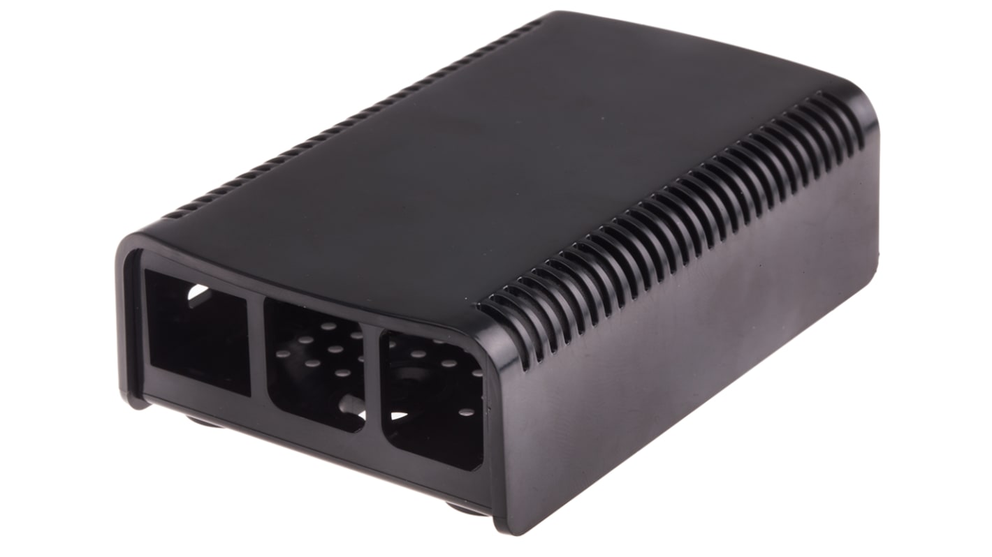 DesignSpark Raspberry Pi Gehäuse Schwarz, passend für Raspberry Pi 2B, 3B und B+