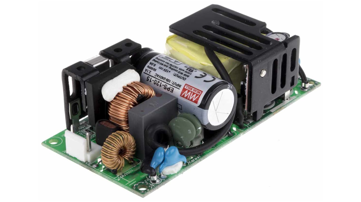 【最新入荷】 スイッチング電源 WELL MEAN | EPS-120-15 15V RS | 84W 8A dc PCパーツ