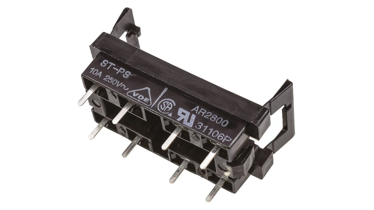 Panasonic 继电器底座, 8A, 380V 交流, 8触点, PCB安装, 适用于ST 系列