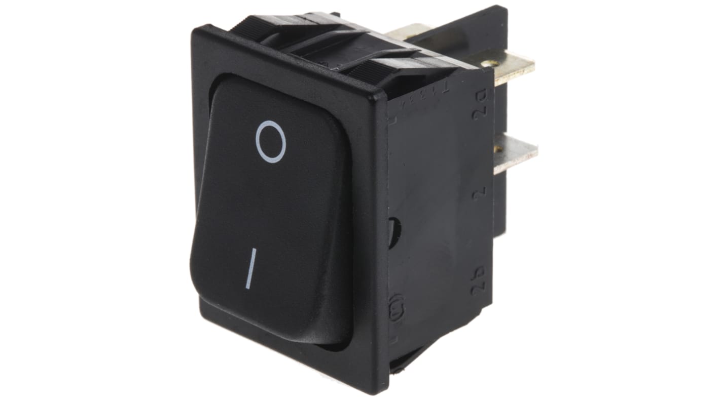 Marquardt DPST, On-Off Rocker Switch Panel Mount