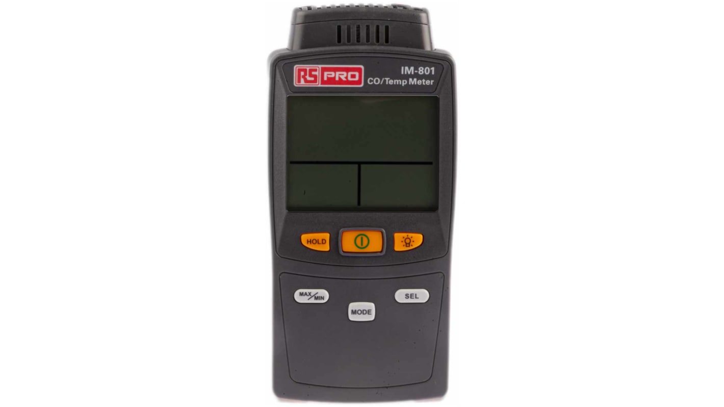RS PRO IM-801 Handheld Gas Detector for Carbon Monoxide Detection