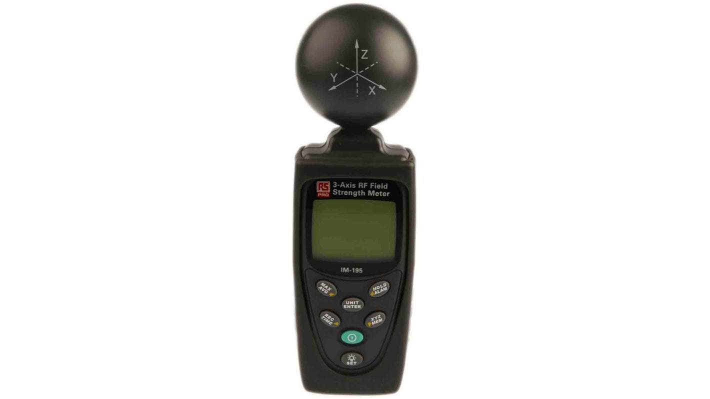 RS PRO 高频场强仪, 射频场辐射, 9V电池供电, 最大频率3.5GHz