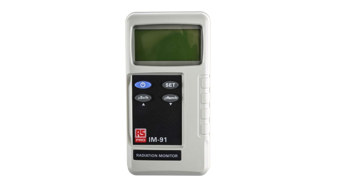 RS PRO IM-91 Radiation Meter for detecting Beta Rays, Gamma Rays, X Rays