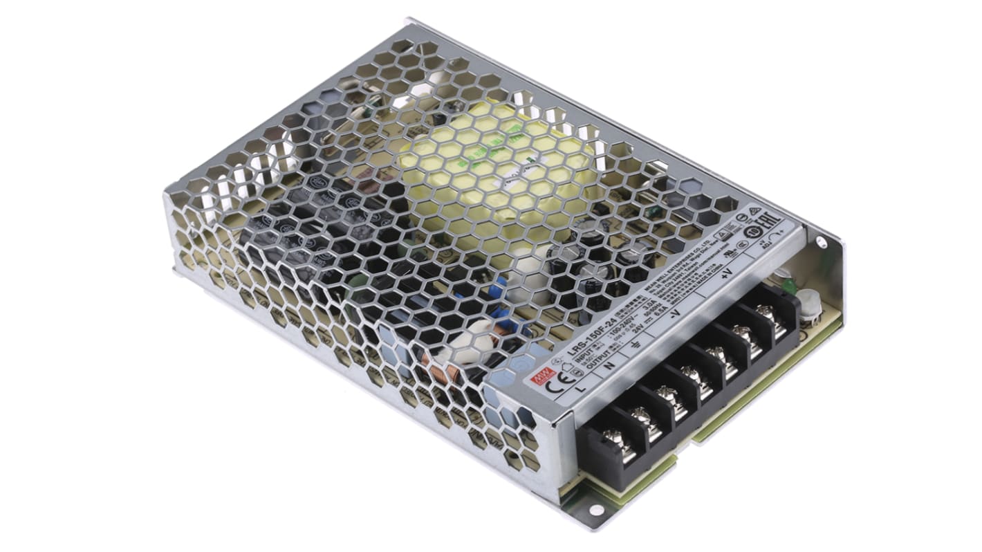 LRS-150F-24RS | MEAN WELL スイッチング電源 24V dc 6.5A 156W | RS