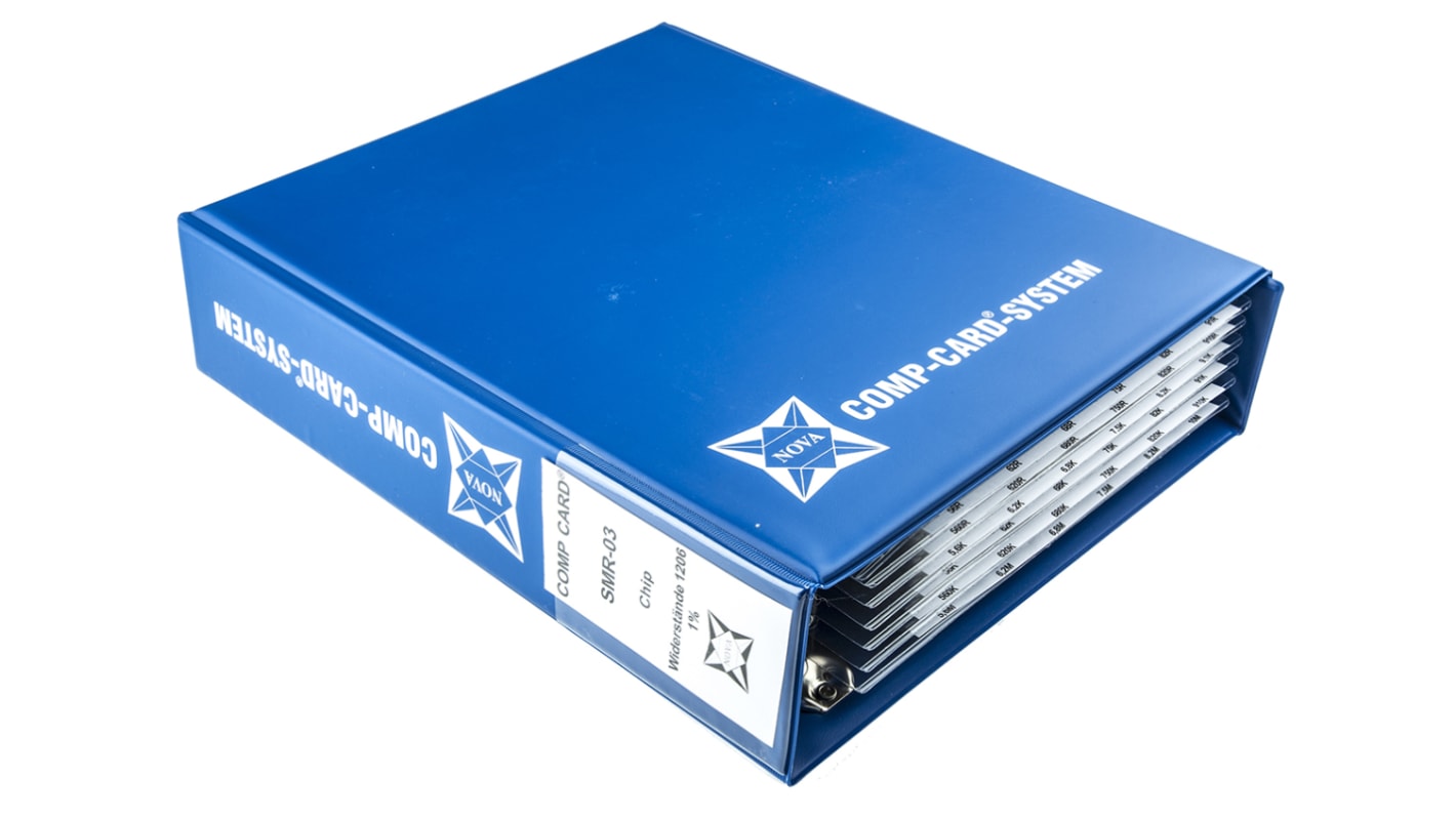 Nova, SMR-03 Thick Film, SMT 144 Resistor Kit, with 16260 pieces, 1 KΩ → 10MΩ