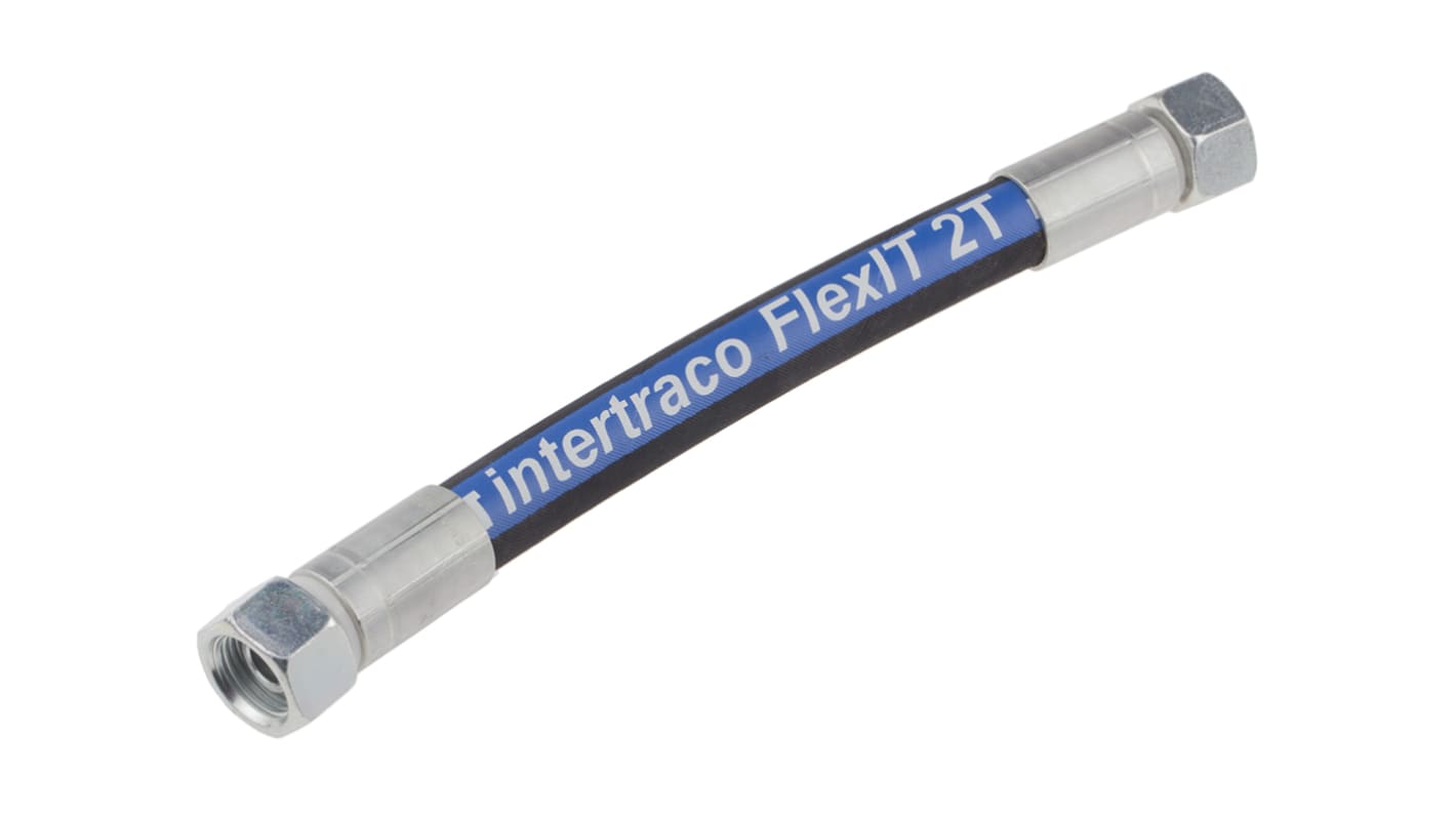 RS PRO 256mm Synthetic Rubber Hydraulic Hose Assembly, 275bar Max Pressure