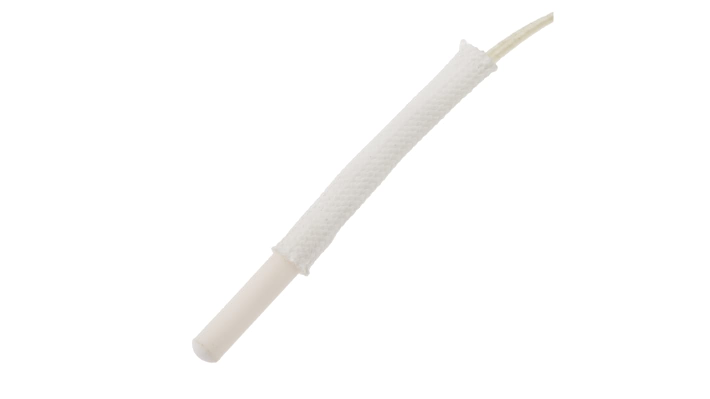 RS PRO PT100 RTD Sensor, 2.8mm Dia, 15mm Long, 2 Wire, Probe, Class B +350°C Max
