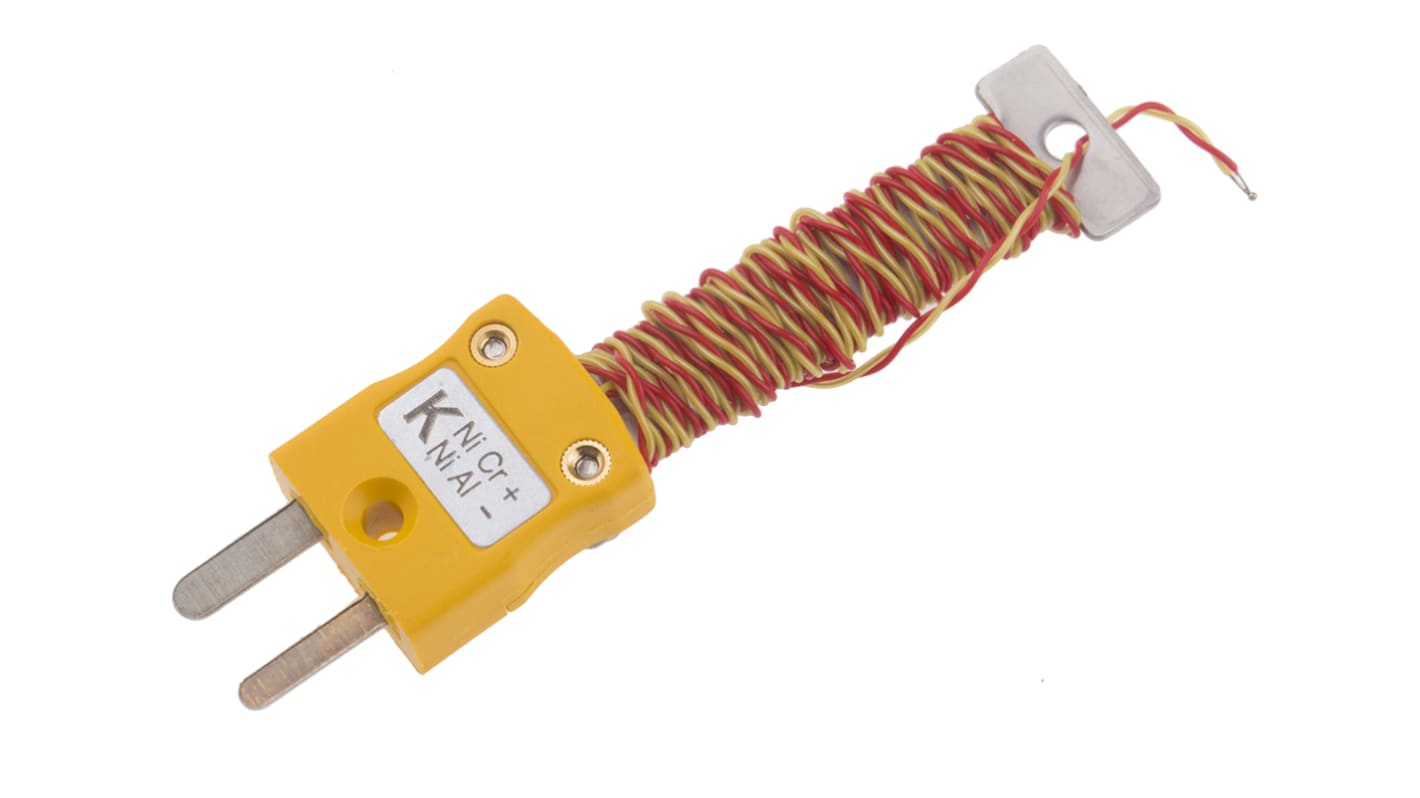 RS PRO Type K Exposed Junction Thermocouple 1m Length, 1/0.2mm Diameter → +220°C
