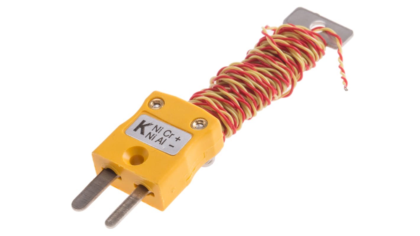 RS PRO Type K Exposed Junction Thermocouple 2m Length, 1/0.2mm Diameter → +220°C