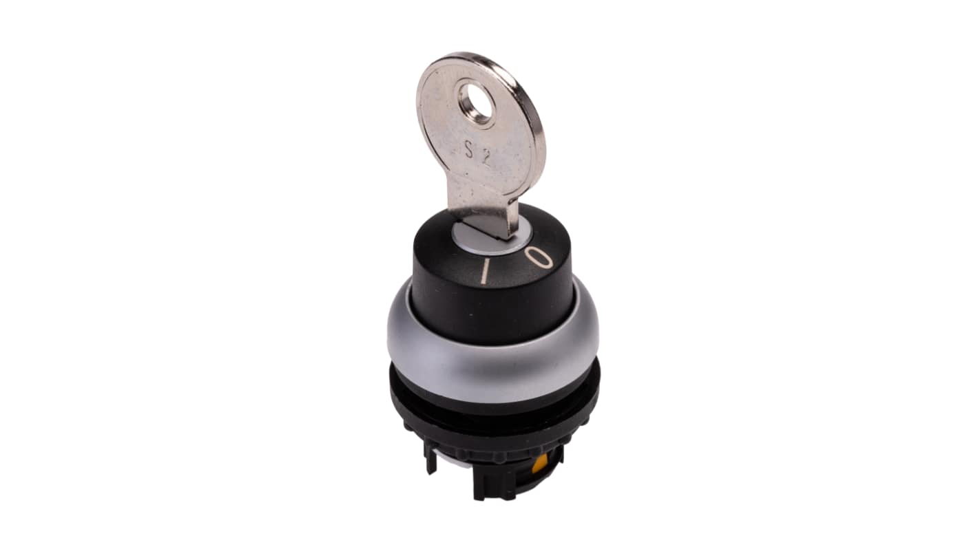 Eaton RMQ Titan 2-position Key Switch Head, Momentary, 22.5mm Cutout