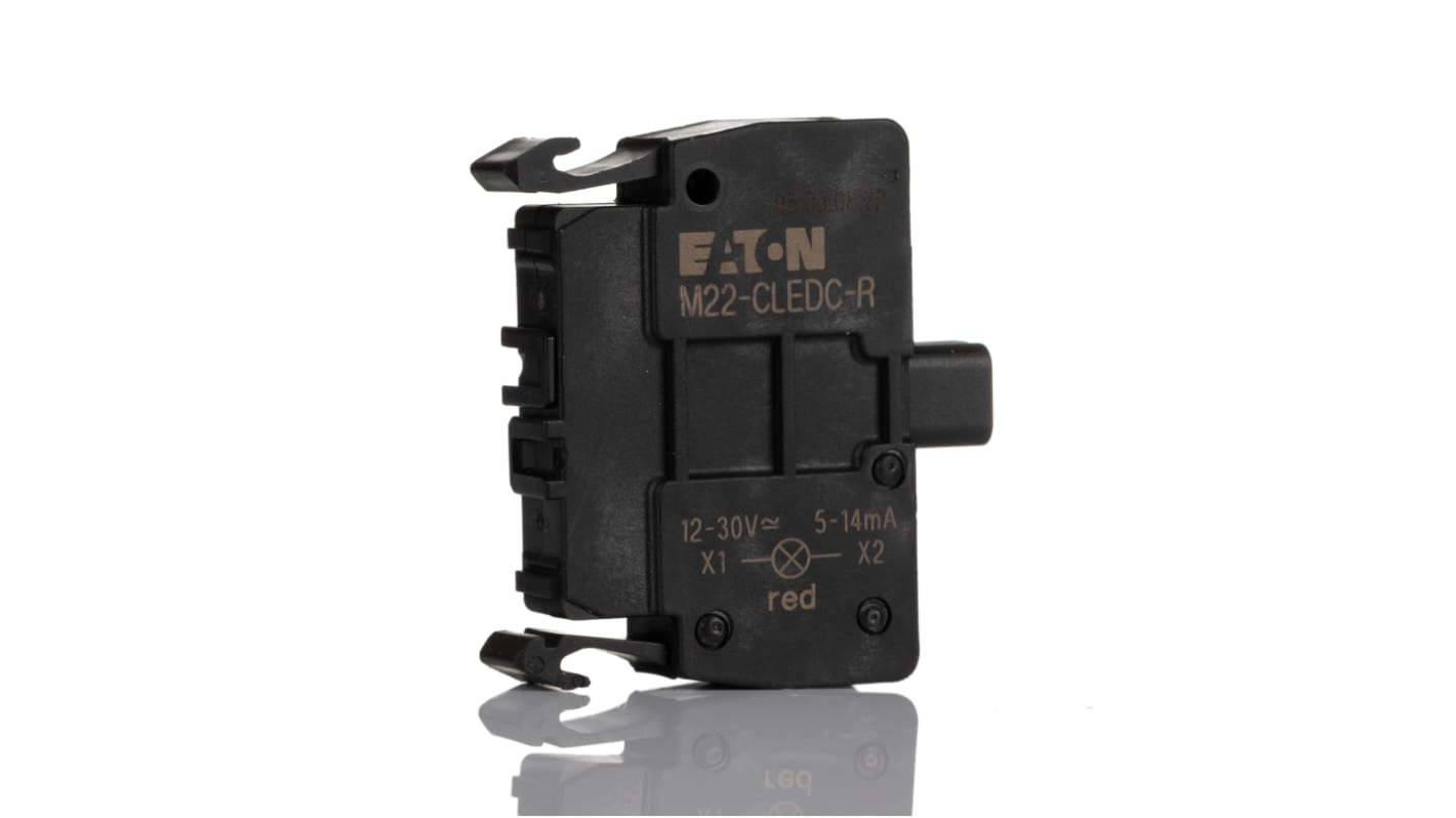 Eaton ライトブロック 12 → 30V ac/dc ネジターミナル 216573 M22-CLEDC-R