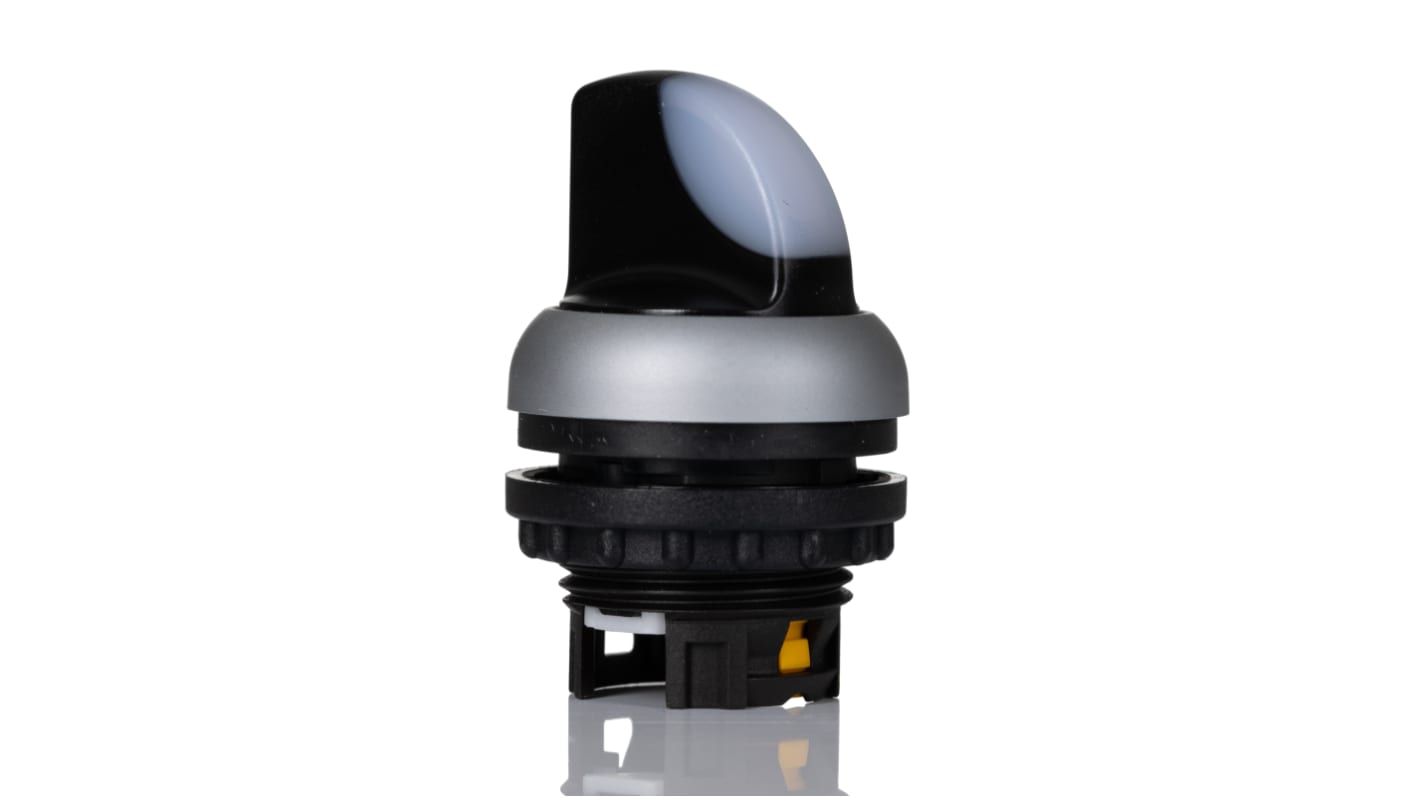 Eaton RMQ Titan Series 2 Position Selector Switch Head, 23mm Cutout, White Handle