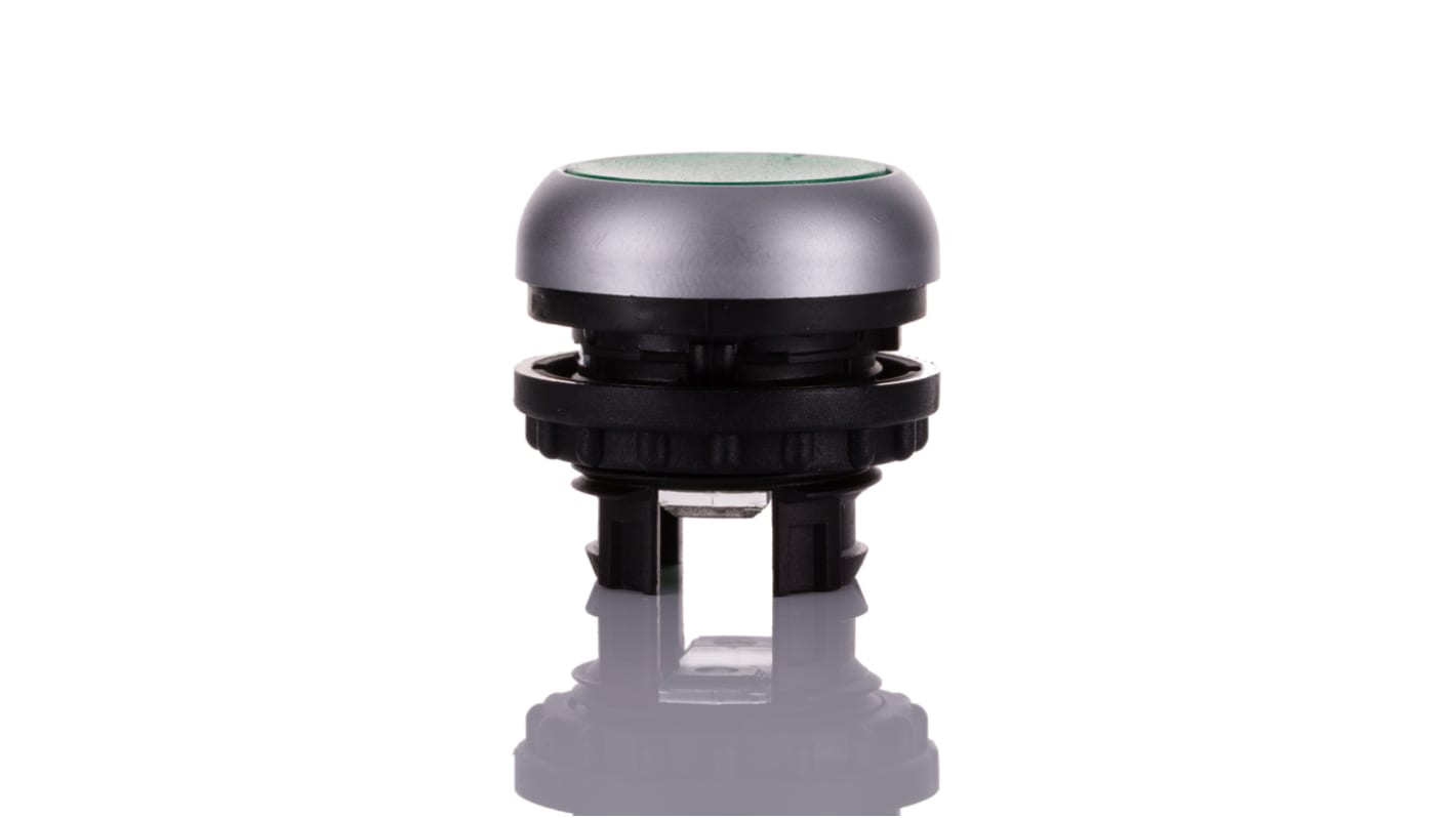 Eaton RMQ Titan M22 Series Green Illuminated Maintained Push Button, 22mm Cutout, IP67