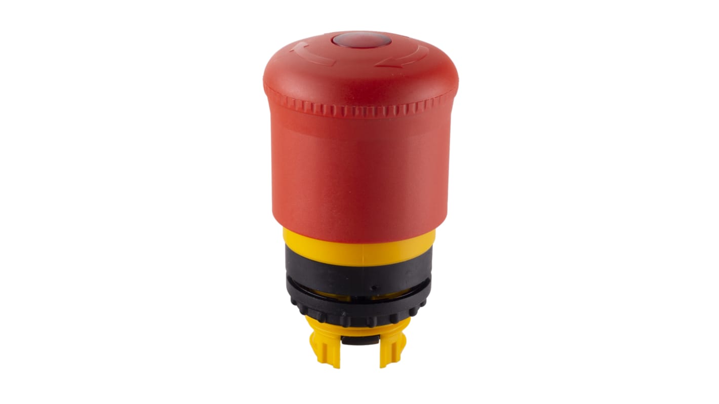 Eaton RMQ Titan M22 Series, Twist Release, Emergency Stop Push Button Head 38mm Diameter