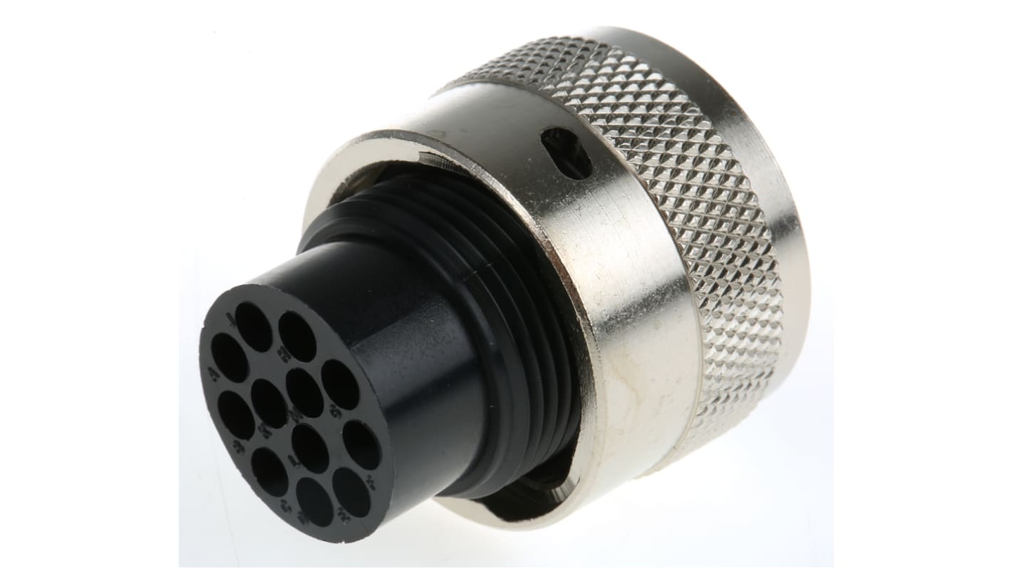 ITT Cannon Circular Connector, 12 Contacts, Cable Mount, Plug, Male, IP65, Trident Ringlock Series