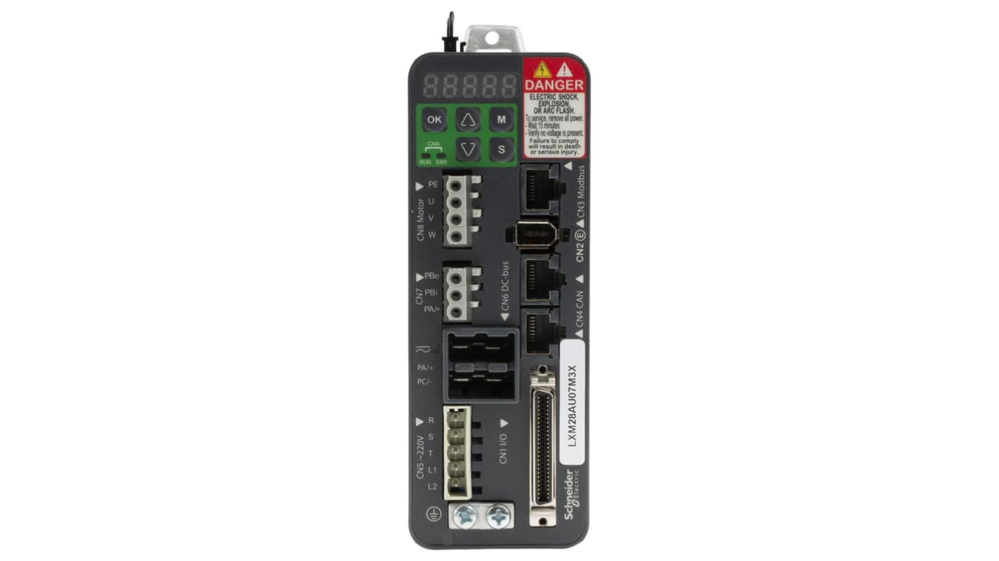 Schneider Electric 750 W Servo Drive, 170 → 255 V for 1 phase, 200 → 255 V for 3 phases, 1, 3 Phase, 6 A, Encoder