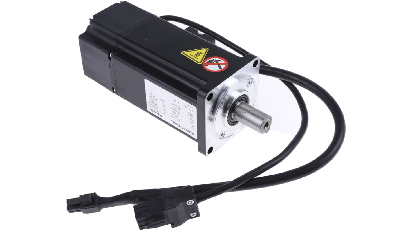 Schneider Electric 220 V dc 400 W Servo Motor, 5000 rpm, 3.81 Nm Max Output Torque, 14mm Shaft Diameter