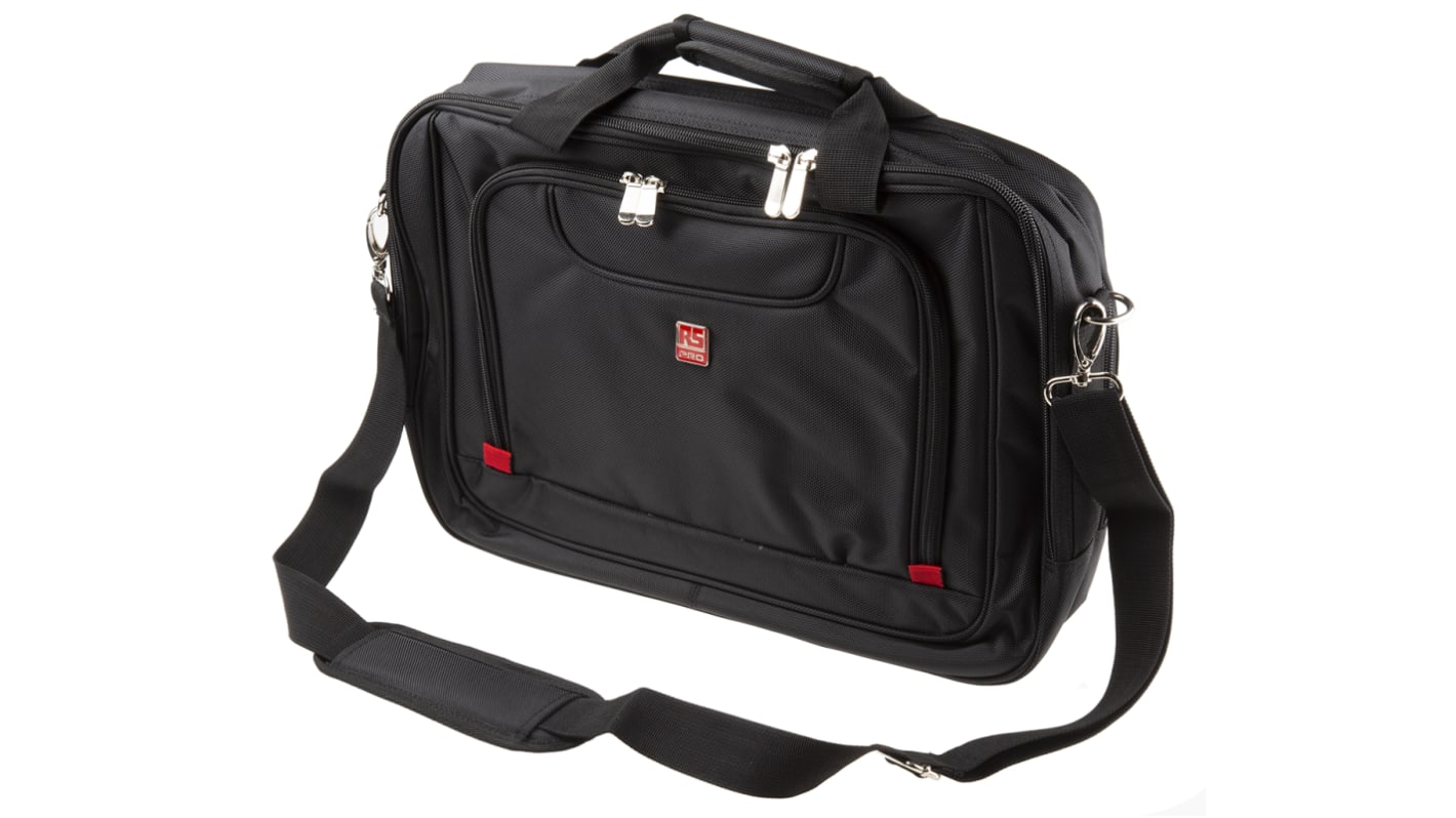 RS PRO 17in  Laptop Briefcase, Black