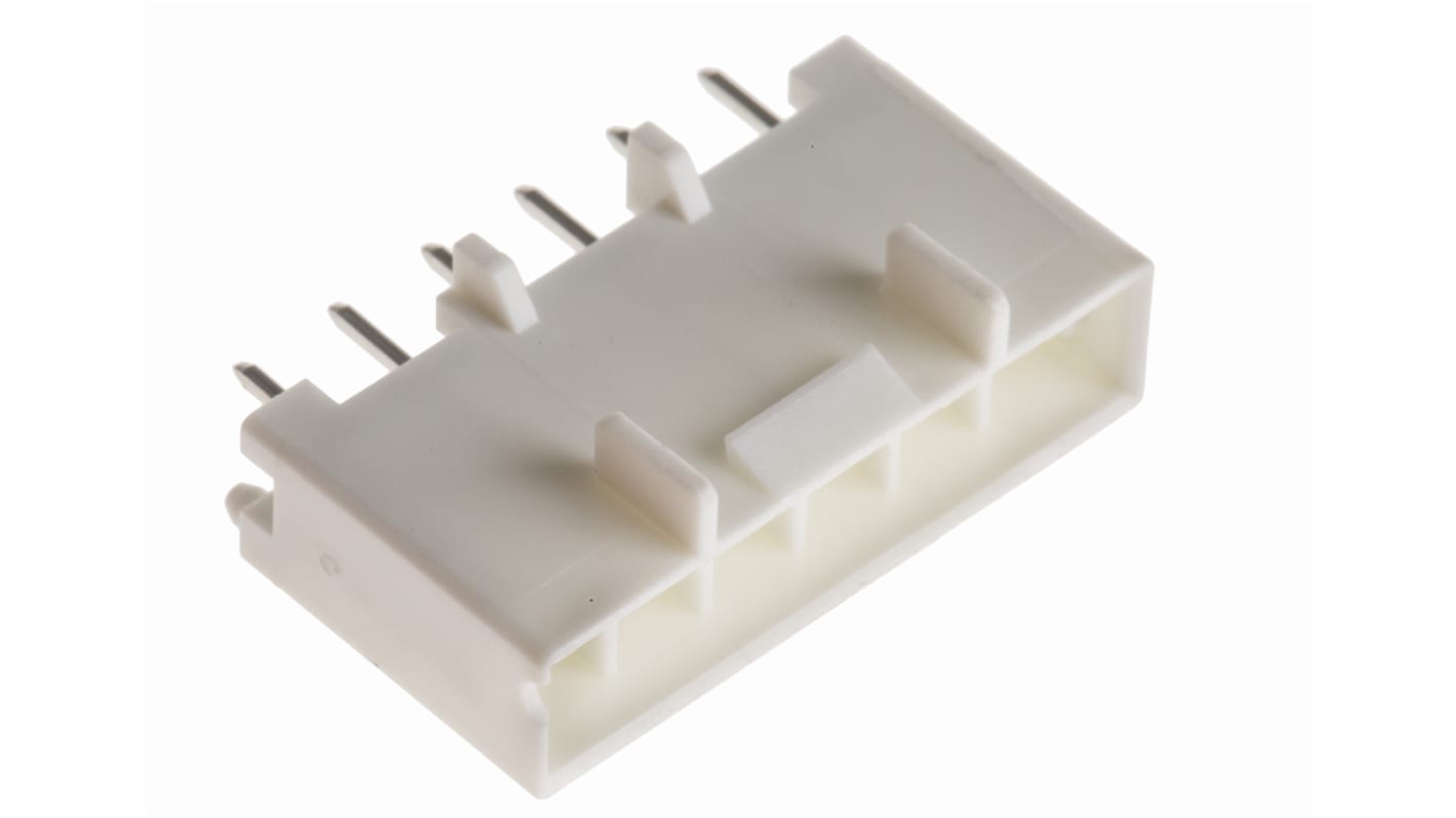 Hirose DF33C Series Straight Through Hole PCB Header, 6 Contact(s), 3.3mm Pitch, 1 Row(s), Shrouded