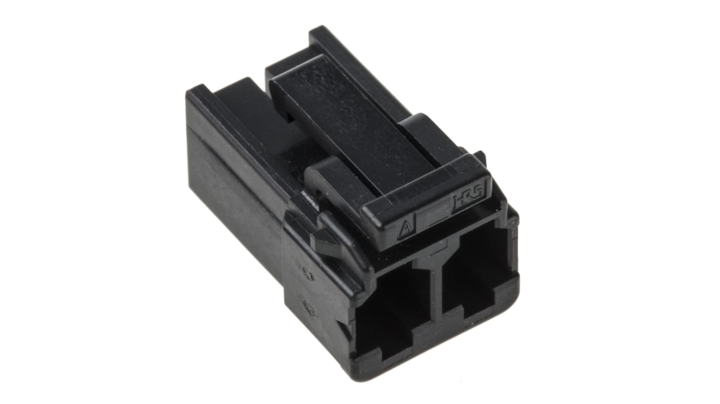 Carcasa de conector Hirose DF63-2S-3.96C, Serie EnerBee DF63, paso: 3mm, 2 contactos, , 1 fila filas, Recto, Hembra,