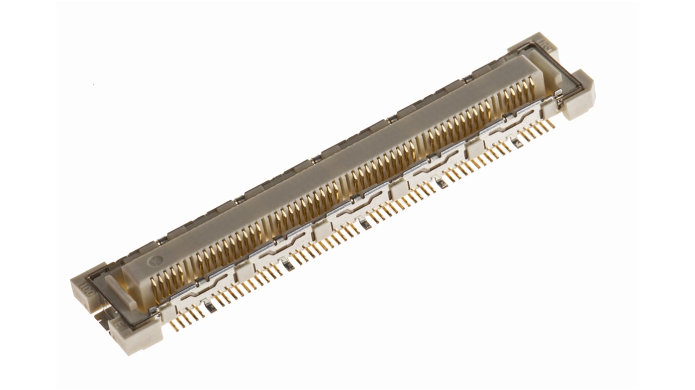 Gniazdo PCB 10, 100 -pinowe 2 -rzędowe raster: 0.5mm typu płytka – płytka Proste SMD