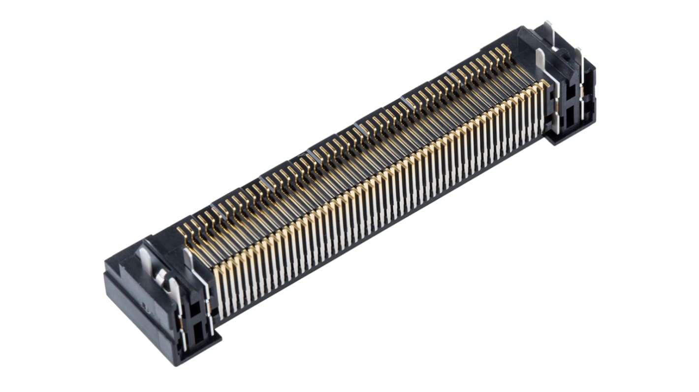Gniazdo PCB 100 -pinowe 2 -rzędowe raster: 0.8mm typu płytka – płytka Kąt Proste SMD