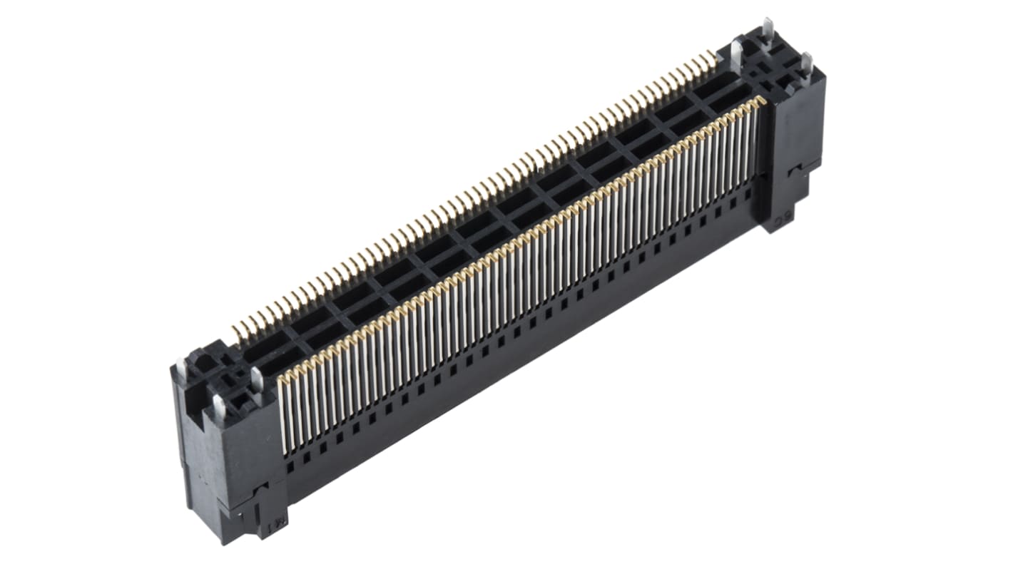 Gniazdo PCB 120 -pinowe 2 -rzędowe raster: 0.8mm typu płytka – płytka Proste SMD