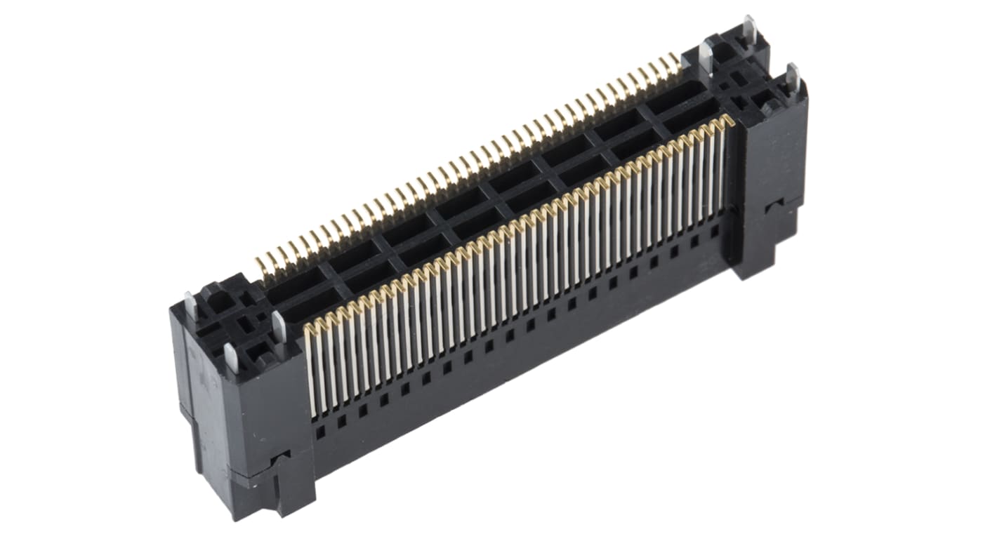 Gniazdo PCB 80 -pinowe 2 -rzędowe raster: 0.8mm typu płytka – płytka Proste SMD