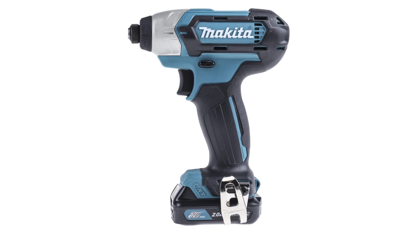 Makita TD110DWAE - 10.8V Impact Driver with 2 x 2Ah Batteries Type G - British 3-pin