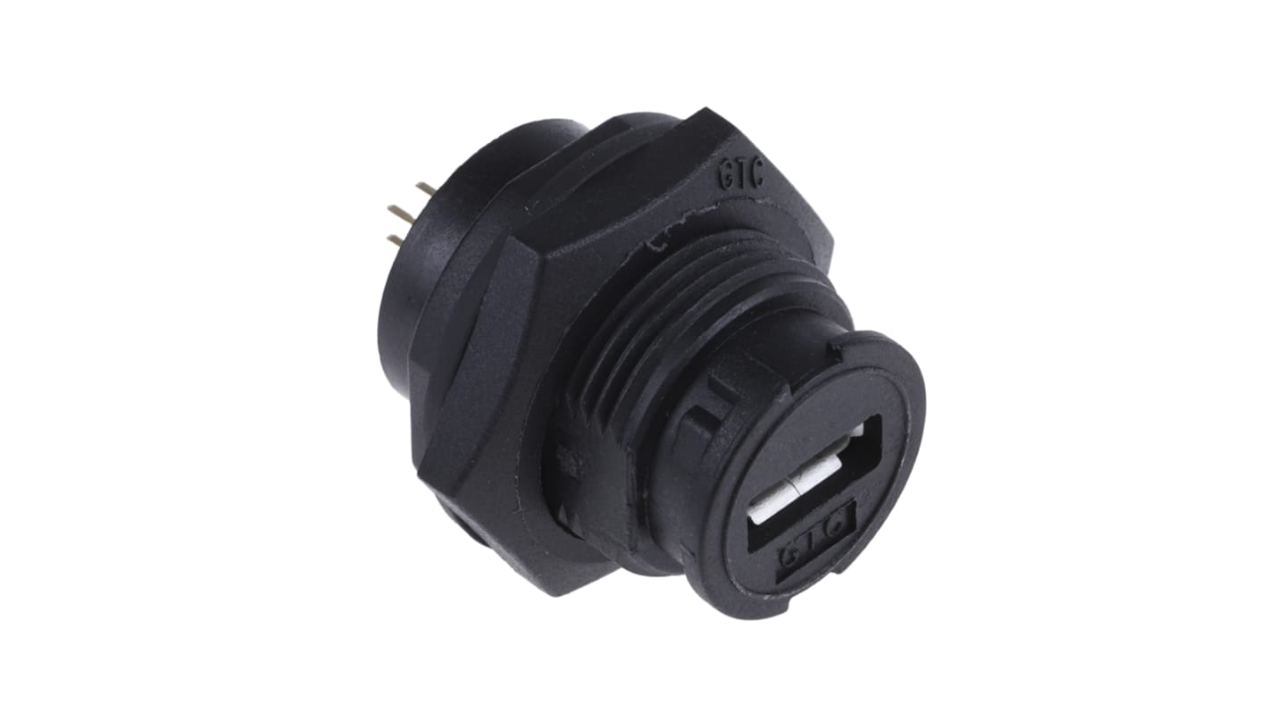 Connecteur USB Micro AB Femelle RS PRO, Montage panneau, Droit