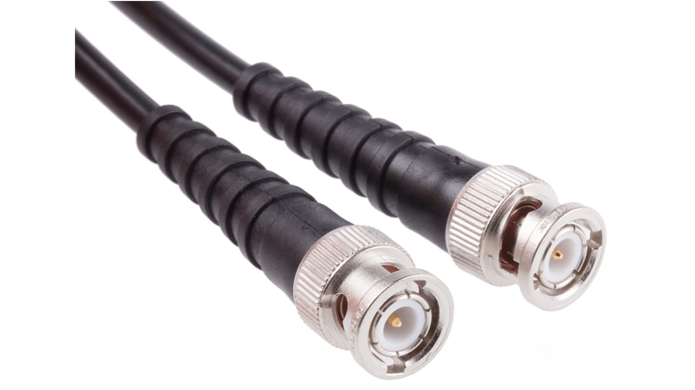 Telegartner Male BNC to Male BNC, 2m, RG58C/U Coaxial, Terminated50 Ω